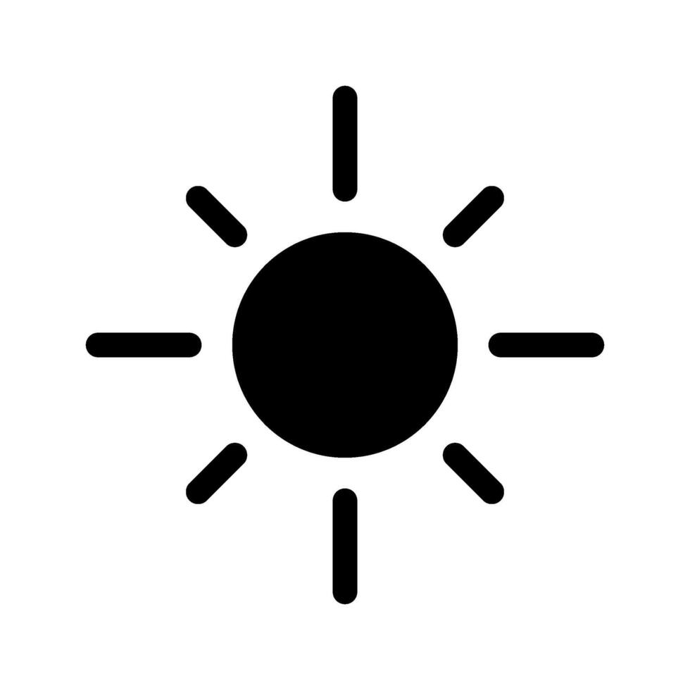 Brightness Icon Symbol Design Illustration vector