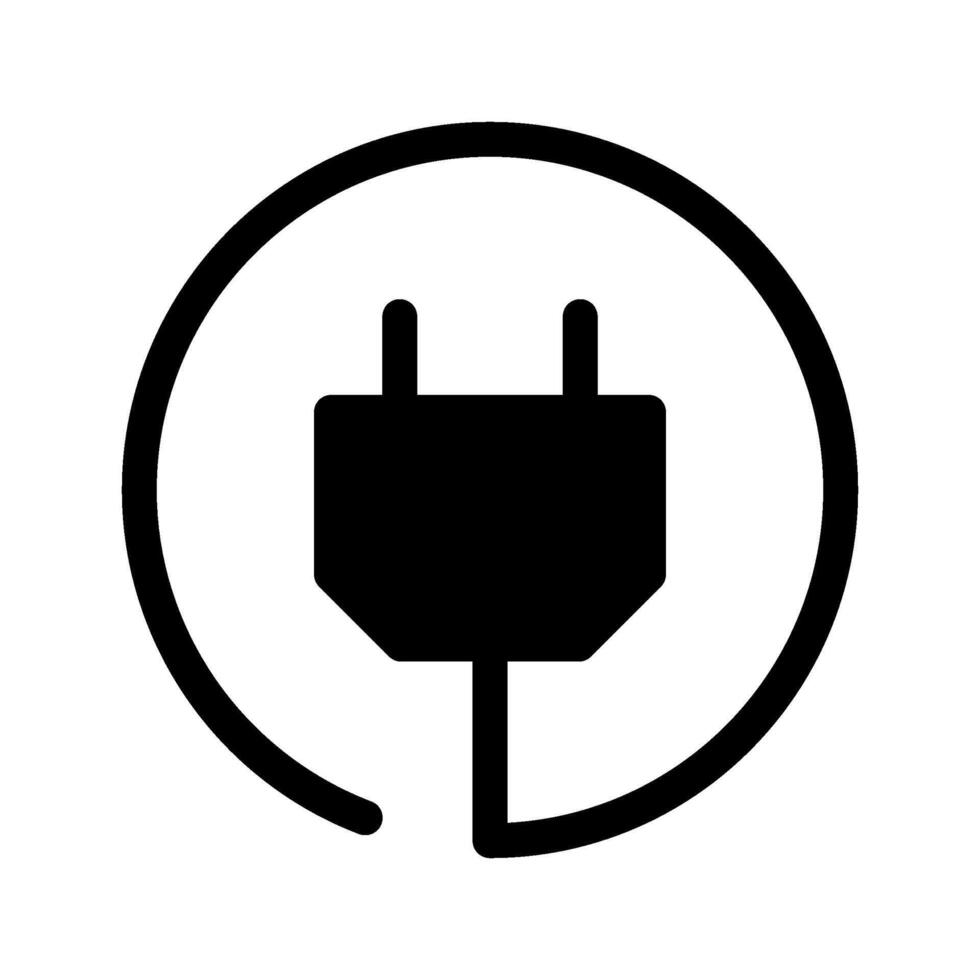 Plug Icon Symbol Design Illustration vector