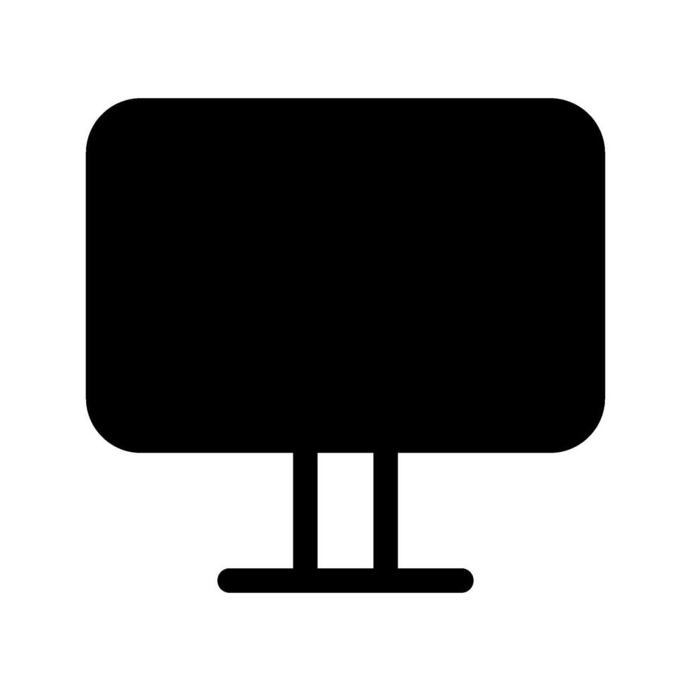 Monitor Icon Symbol Design Illustration vector