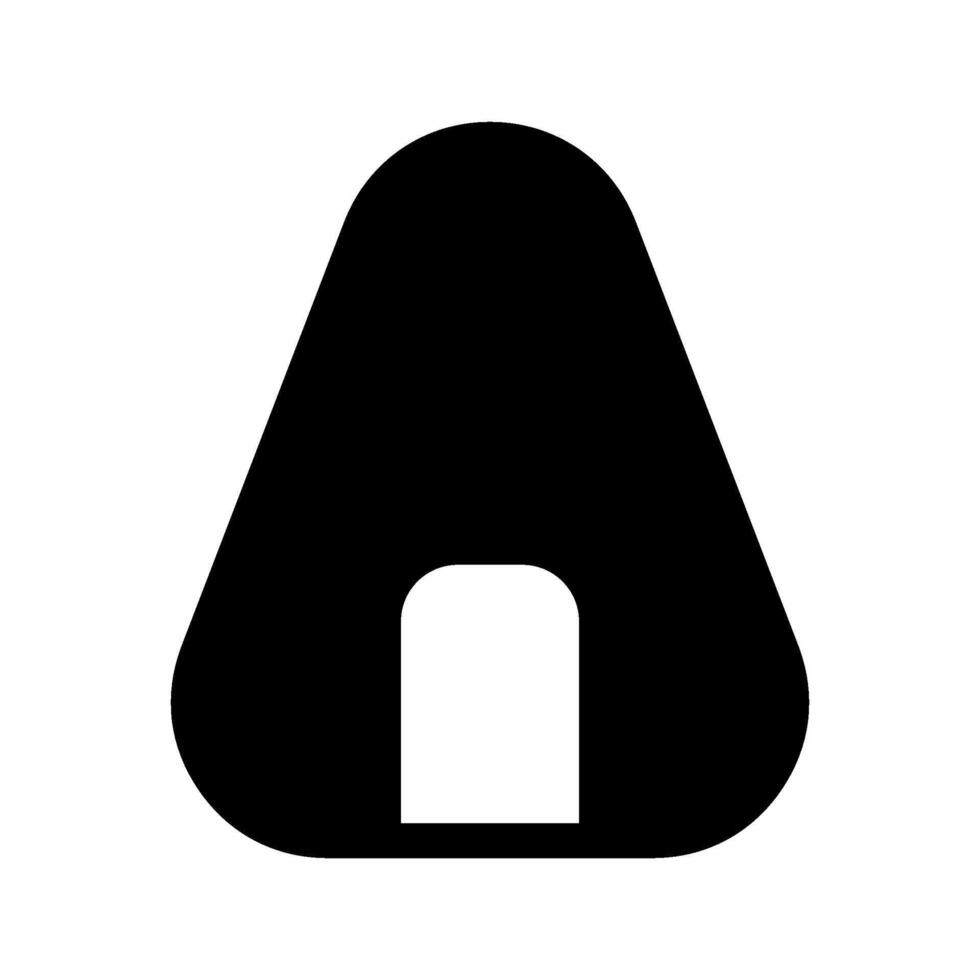 Onigiri Icon Symbol Design Illustration vector