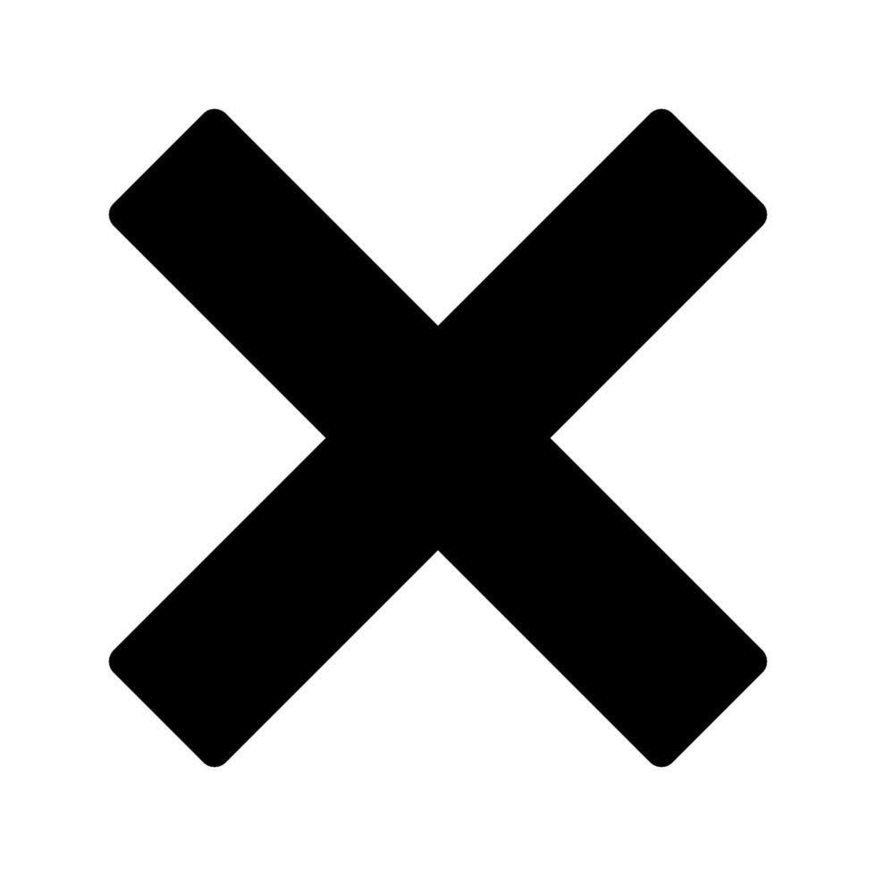Cancel Icon Symbol Design Illustration vector