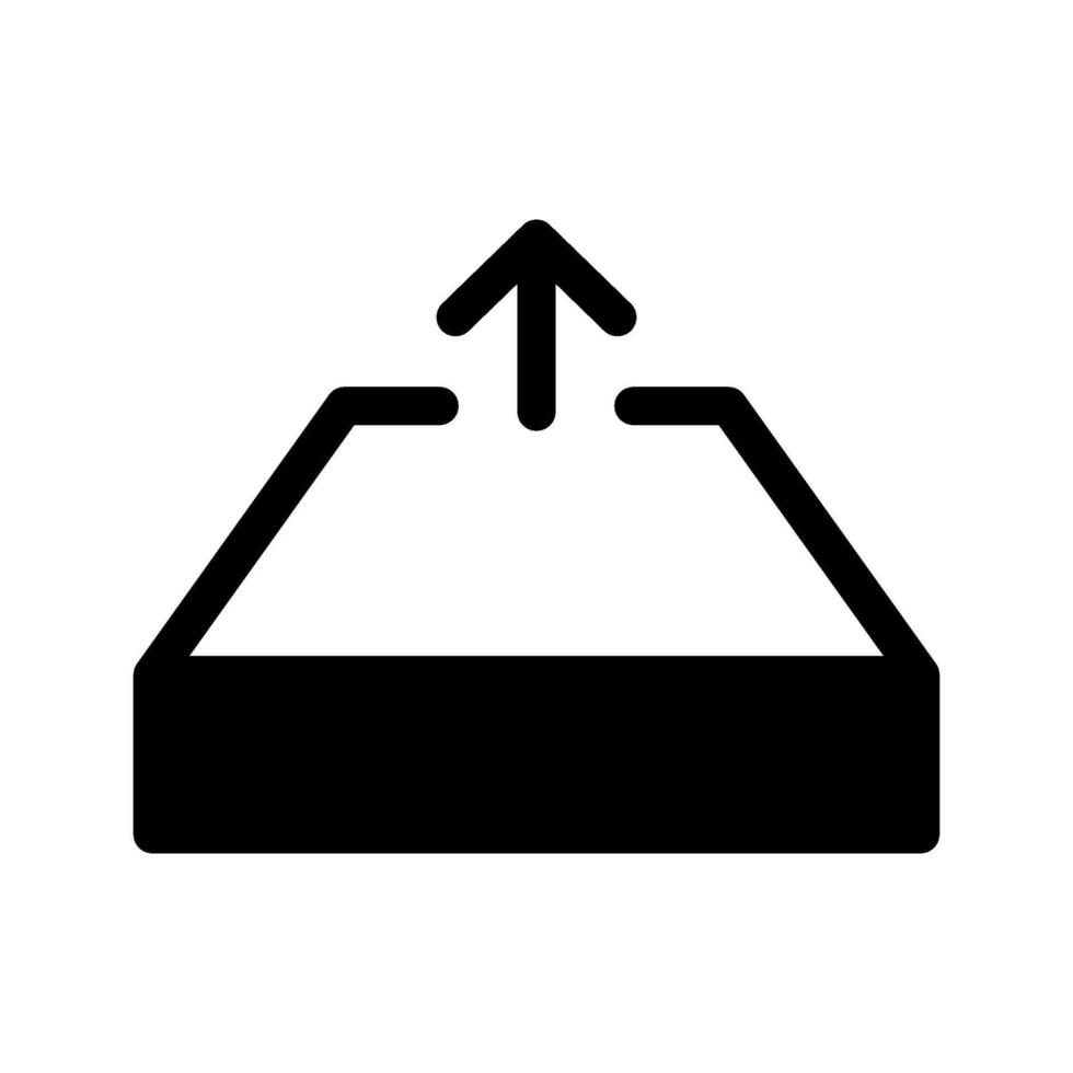 Outbox Icon Symbol Design Illustration vector