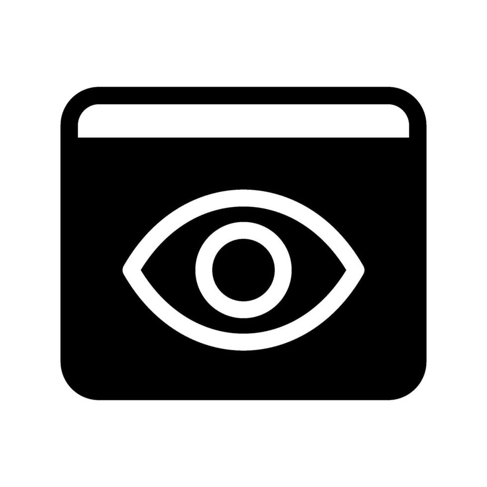 Vision Icon Symbol Design Illustration vector