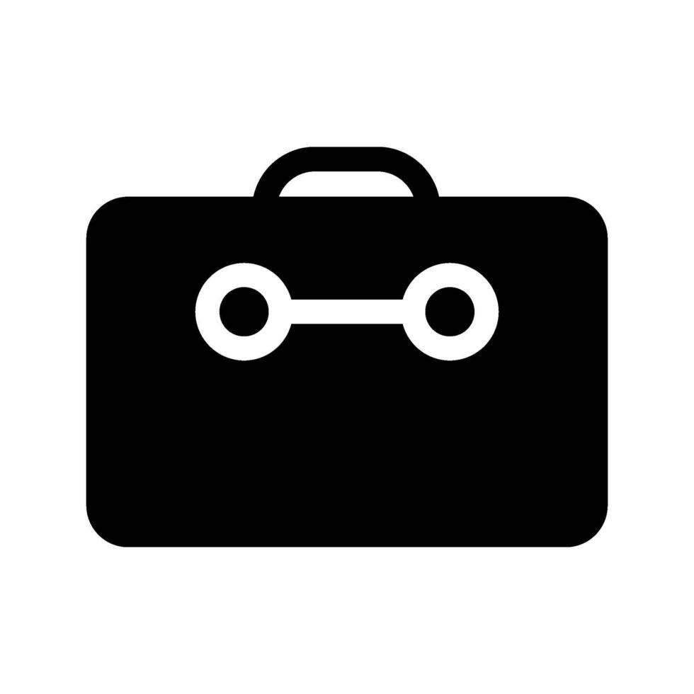Suitcase Icon Symbol Design Illustration vector