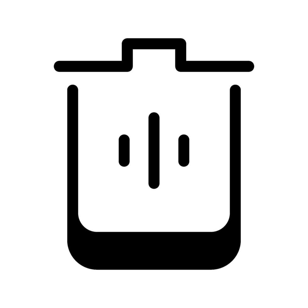 Trash Bin Icon Symbol Design Illustration vector