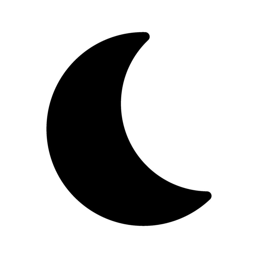 Moon Icon Symbol Design Illustration vector