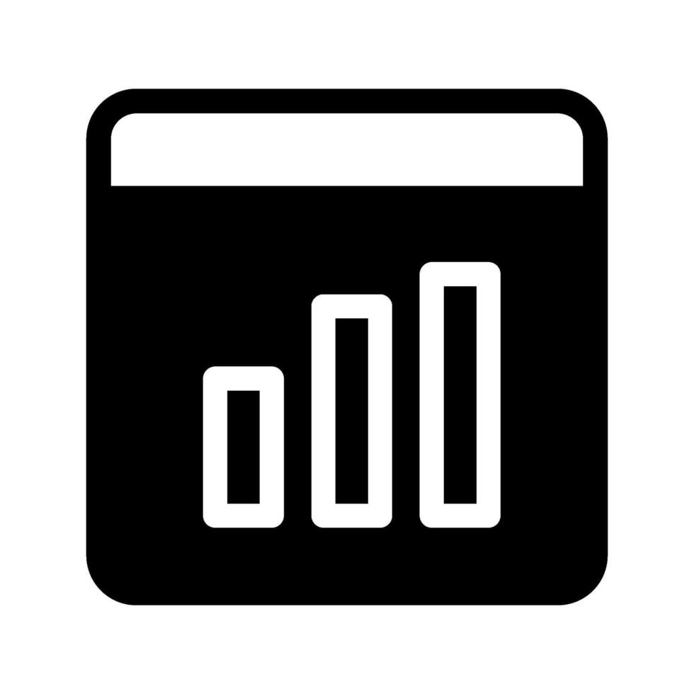 Bar Chart Icon Symbol Design Illustration vector
