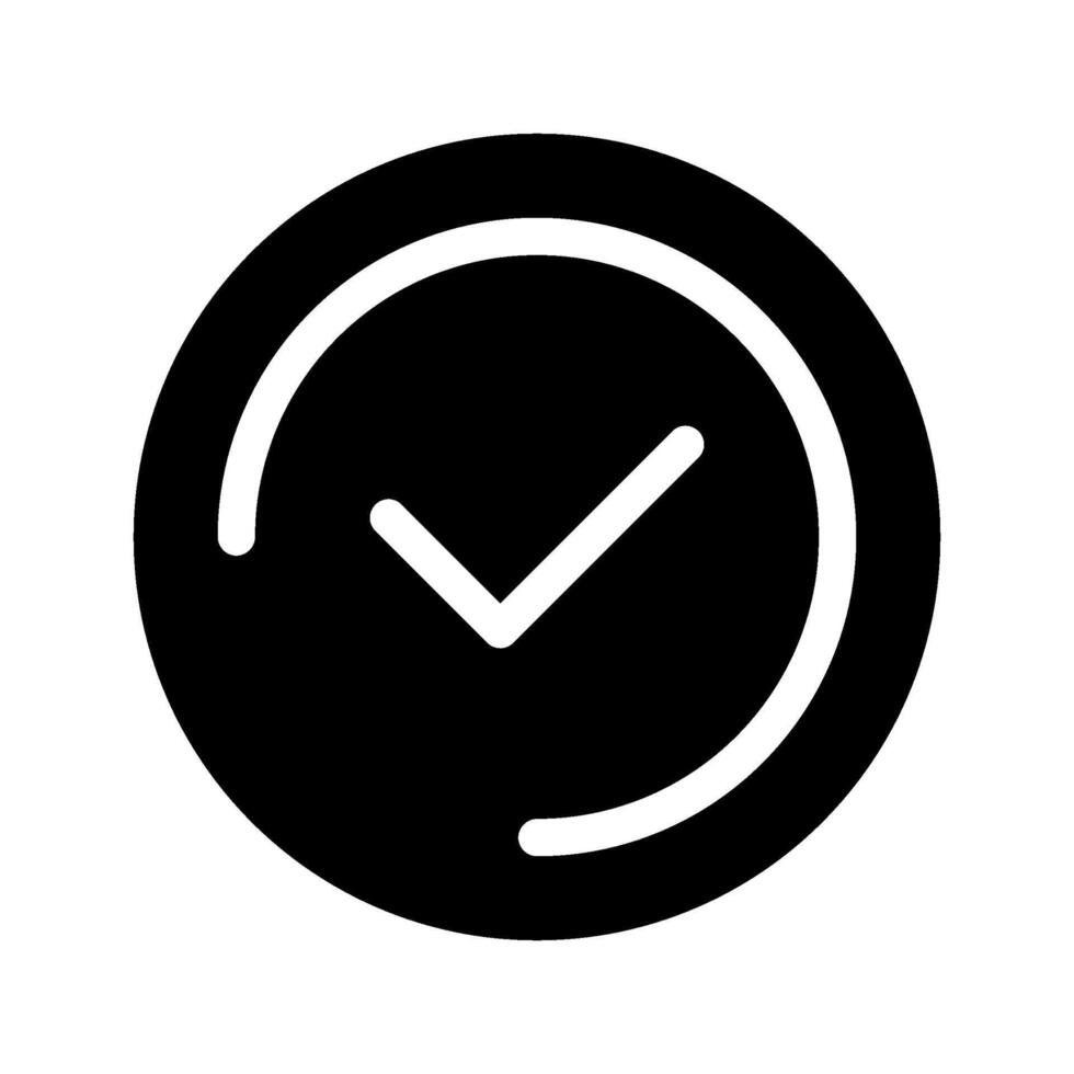Check Mark Icon Symbol Design Illustration vector