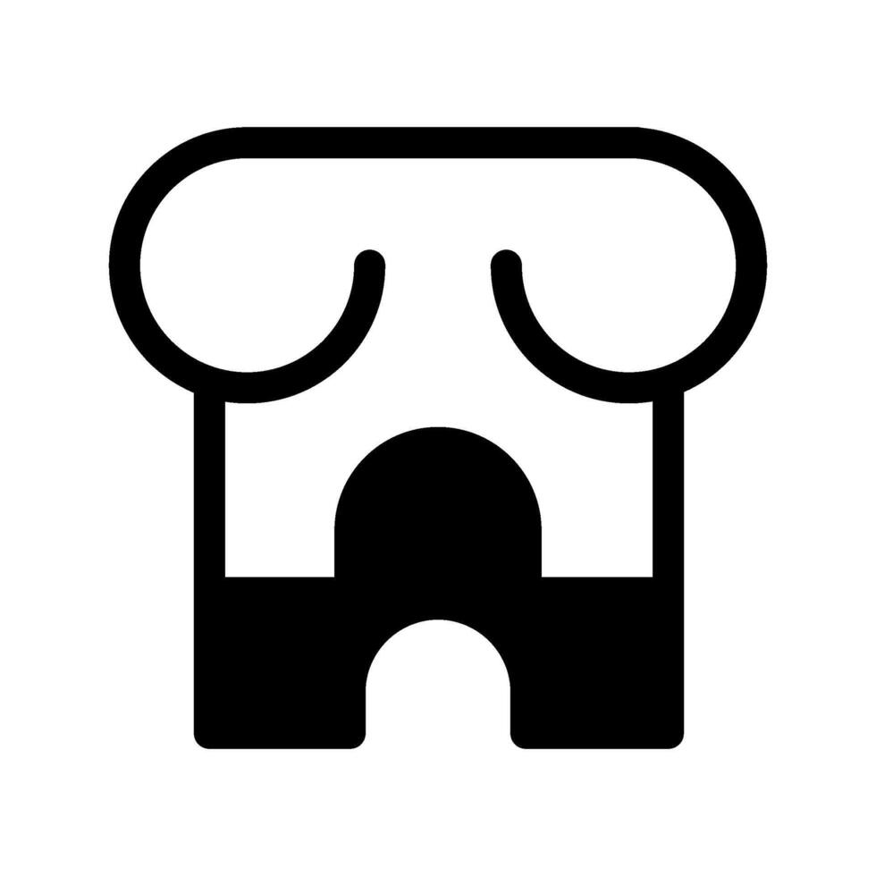 Column Icon Symbol Design Illustration vector