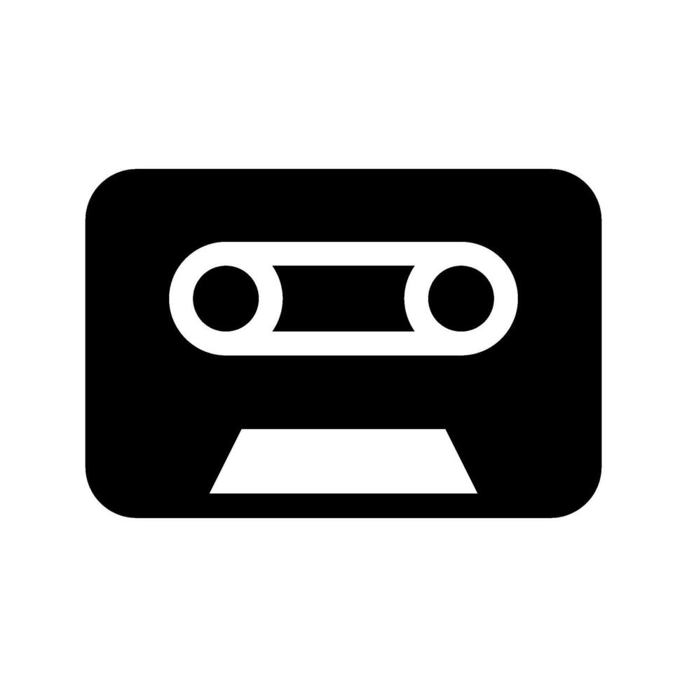 Cassette Icon Symbol Design Illustration vector