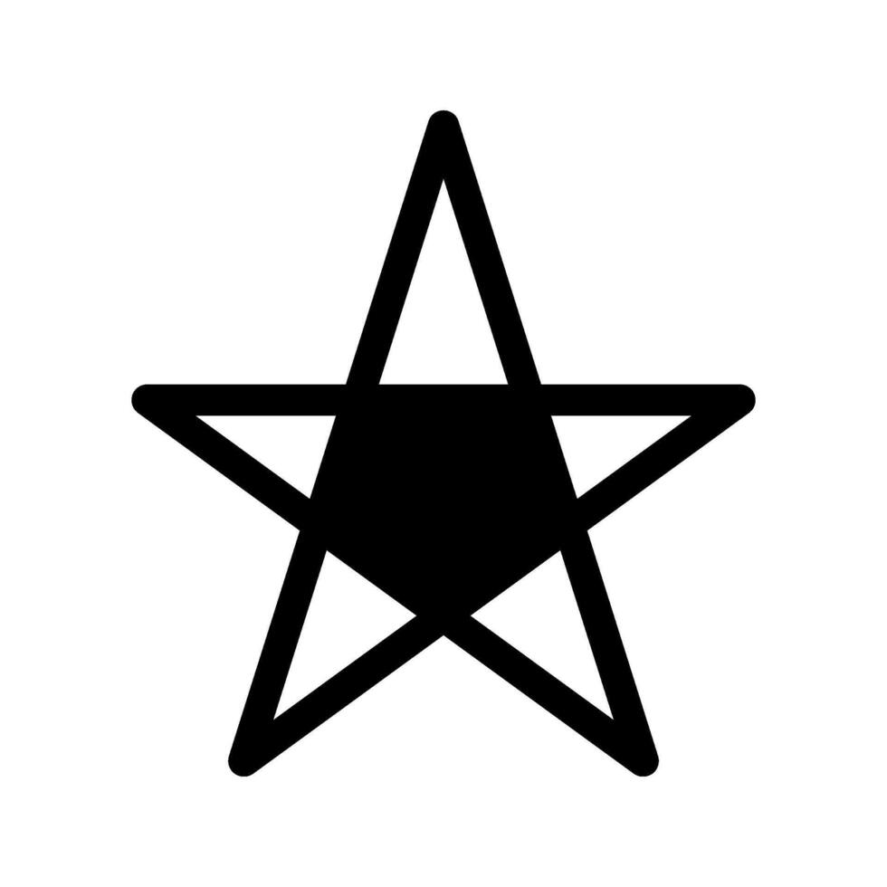 Star Icon Symbol Design Illustration vector