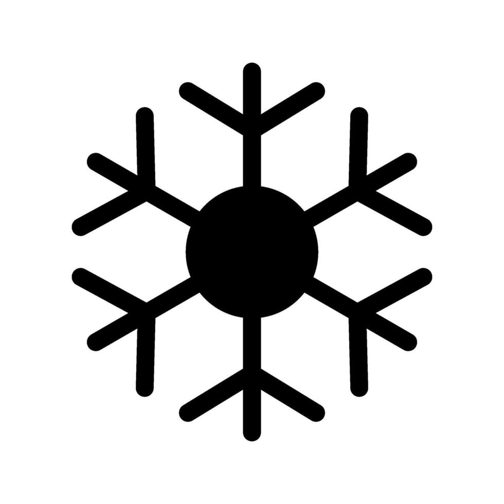Snowflake Icon Symbol Design Illustration vector