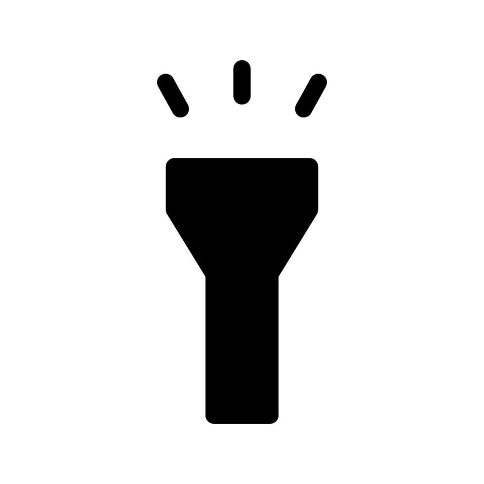 Flashlight Icon Symbol Design Illustration vector