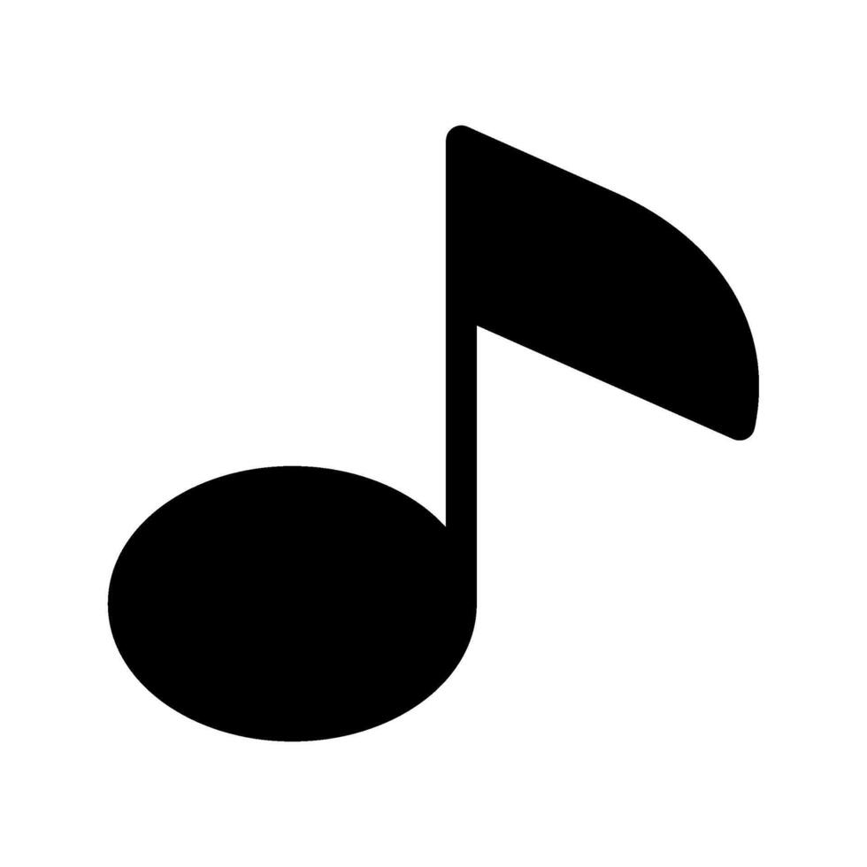 Musical Note Icon Symbol Design Illustration vector