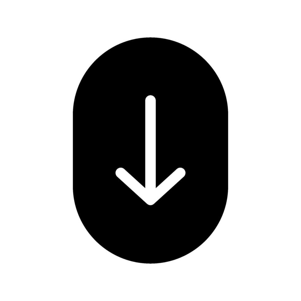 Scroll Down Icon Symbol Design Illustration vector