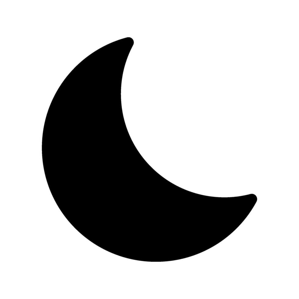 Moon Icon Symbol Design Illustration vector