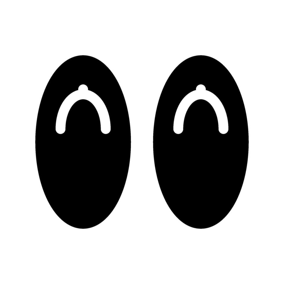 Slippers Icon Symbol Design Illustration vector