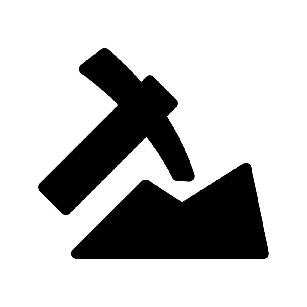 Mine Icon Symbol Design Illustration vector