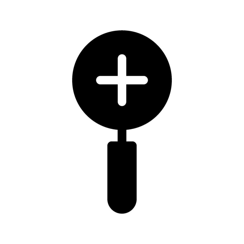 Zoom In Icon Symbol Design Illustration vector