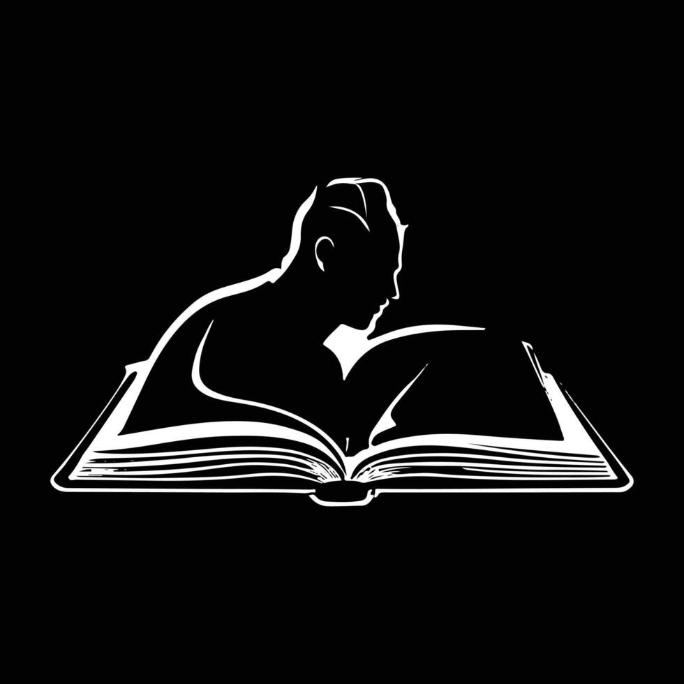 notebook silhouette logo design template vector