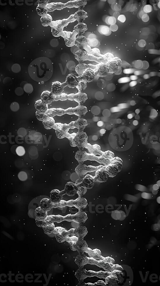 Human DNA structure double helix photo