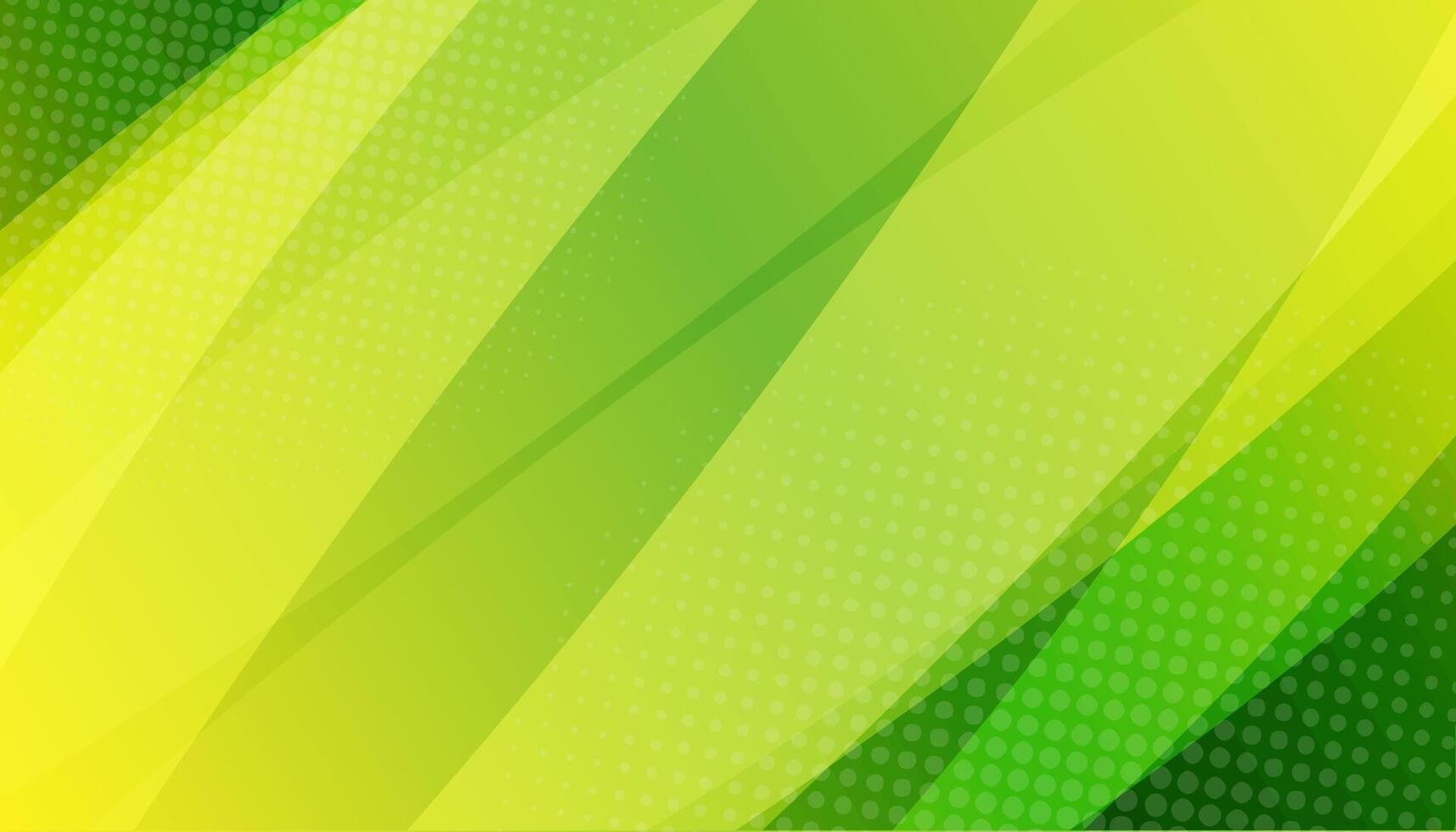 Gradient green abstract geometric background vector