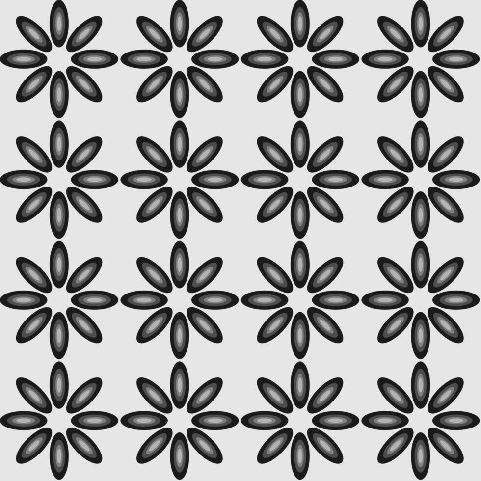 Texture in the form of a gray geometric pattern of ovals arranged in a circle vector