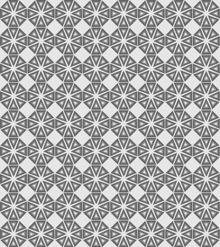 Texture in the form of a gray geometric pattern of triangles arranged in a circle vector