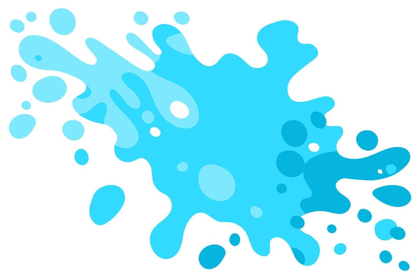 abstract complex shape, fluid blotch spot image as template for background. Dynamical colored rounded backdrop. vector