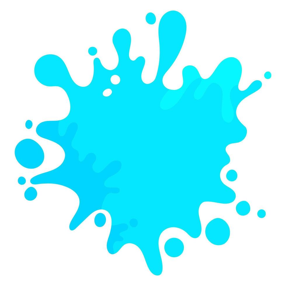 abstract complex shape, fluid blotch spot image as template for background. Dynamical colored rounded backdrop. vector