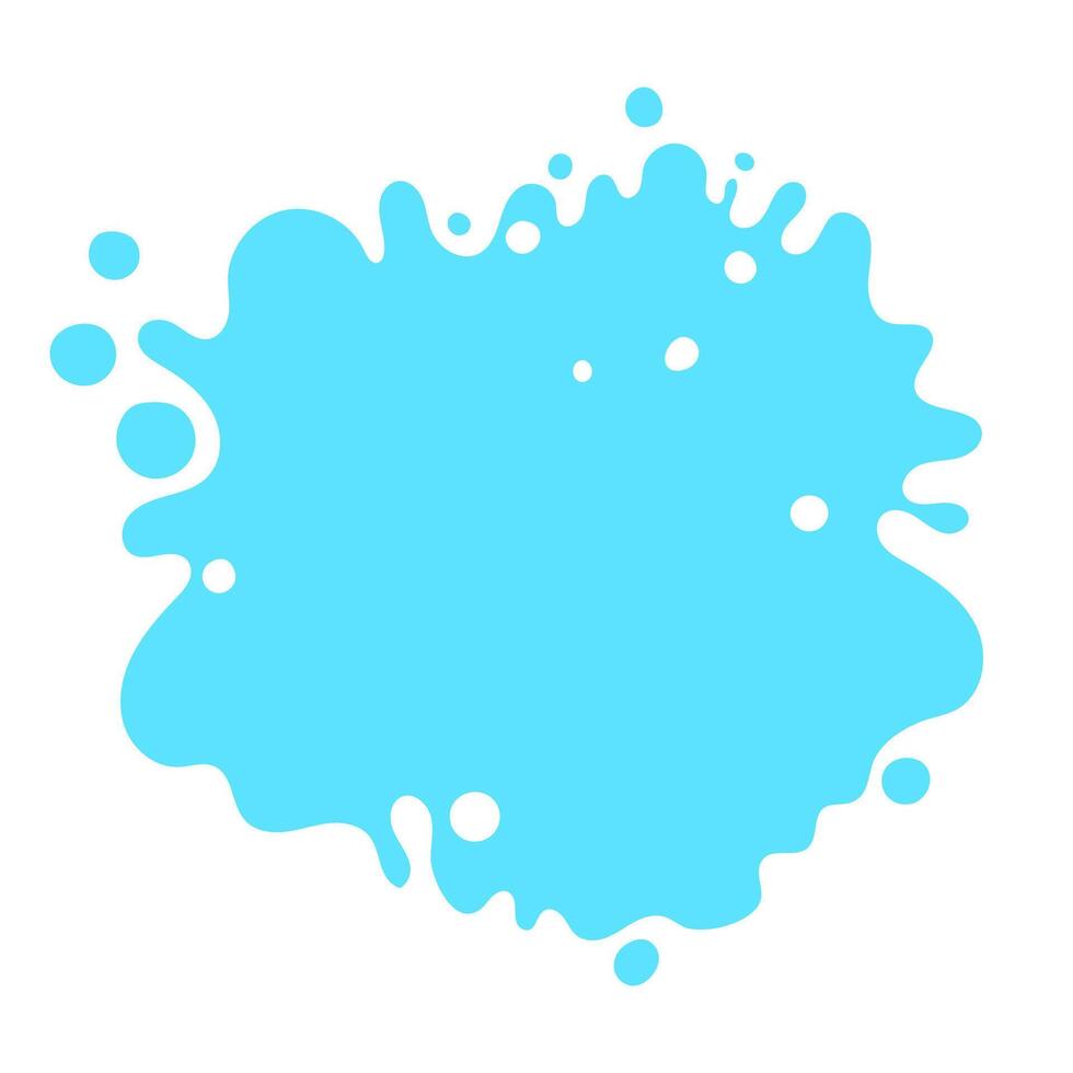 abstract complex shape, fluid blotch spot image as template for background. Dynamical colored rounded backdrop. vector