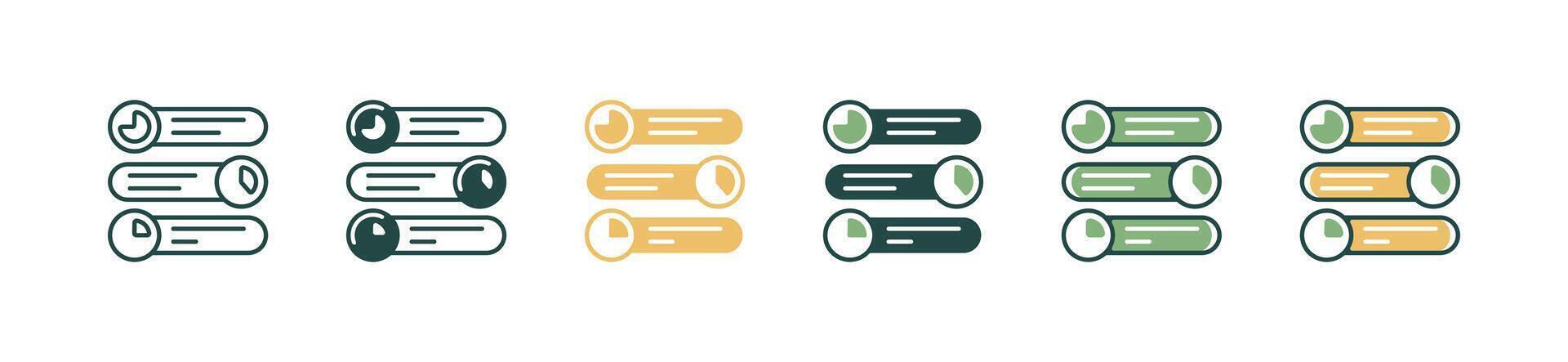 simple task list diagram timeline schedule icon business time management success action plan sequence symbol illustration vector