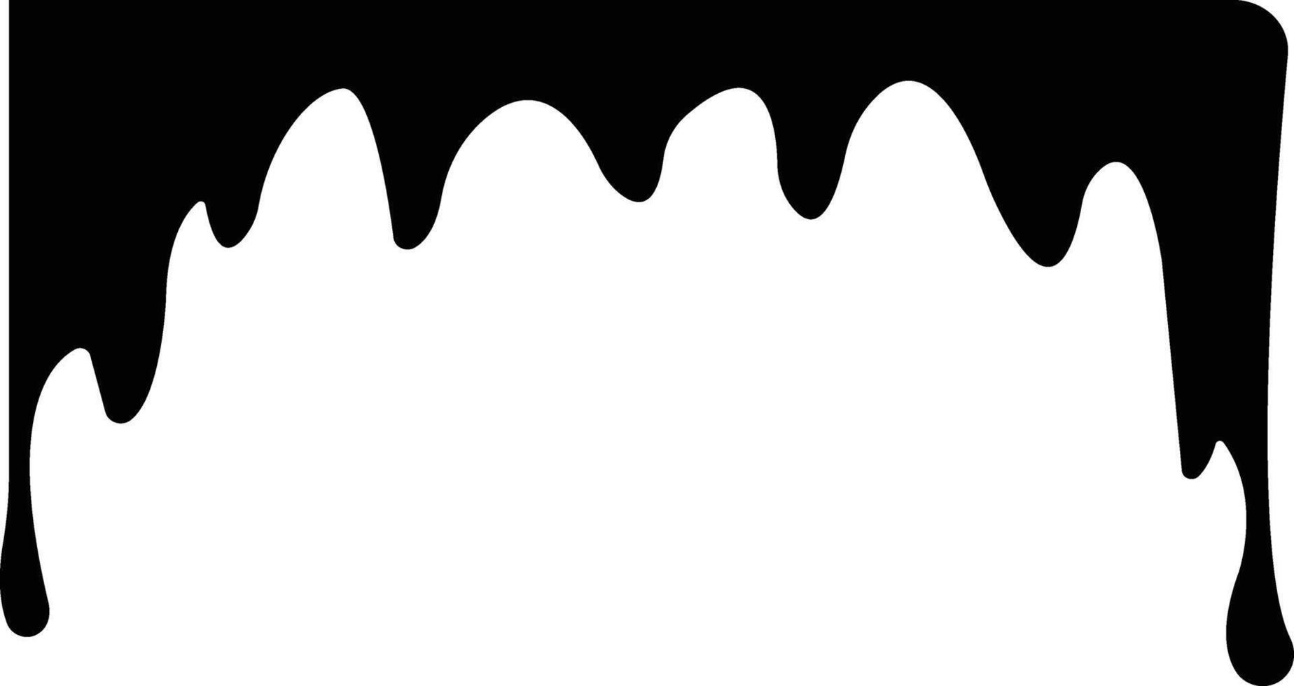 Dripping paint or ink stain icon in flat. Isolated on spots of paint, floating oil blots Blob paint stain and drip Water drops liquid burst splashes for apps or web vector