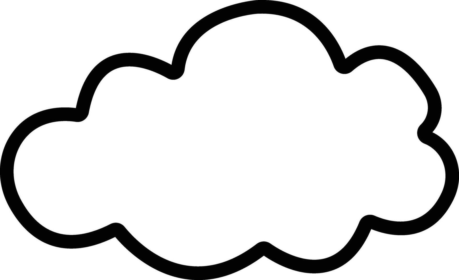 Cloud icon in line. simple for website or app Smoke puff clouds of gas and steam explosion with speed trails, dust and fumes bubbles of round frame. isolated on vector