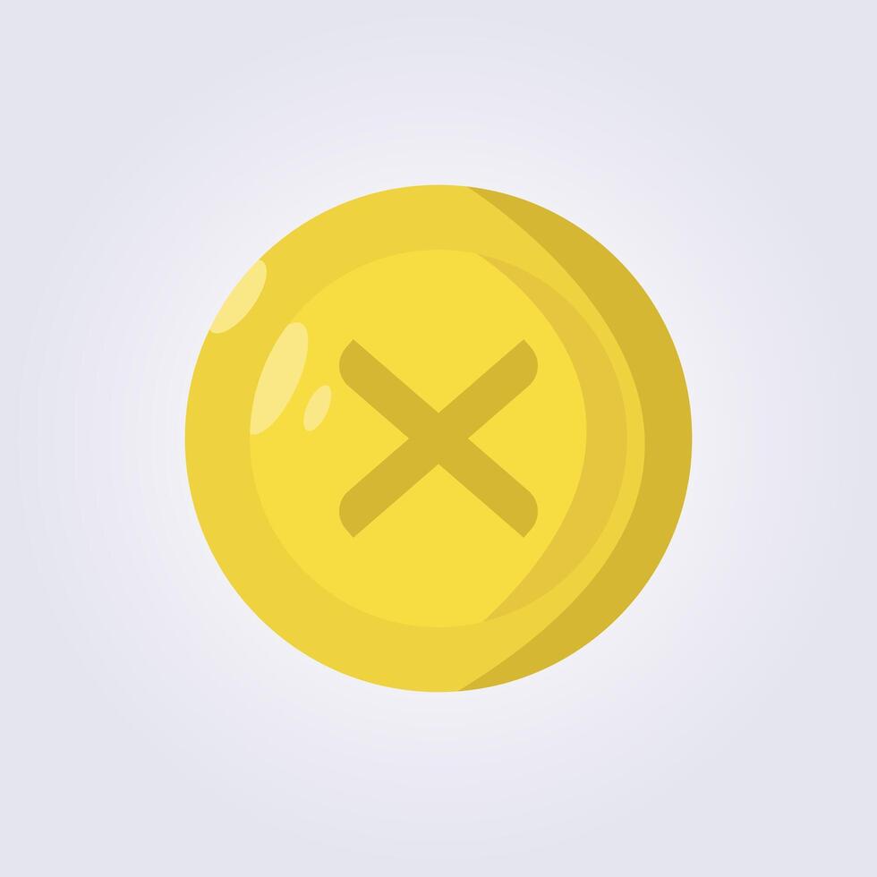 cross checklist flat icon illustration design vector