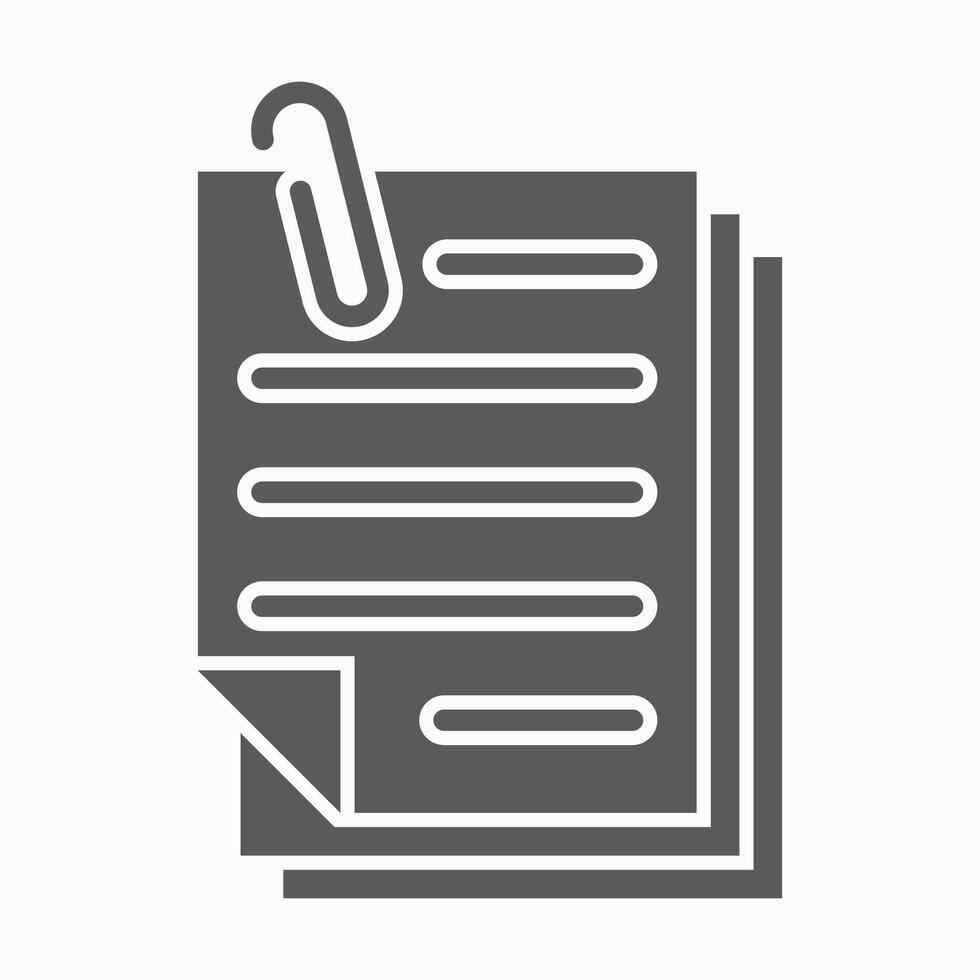 notepaper icon, notepad, paper illustration vector