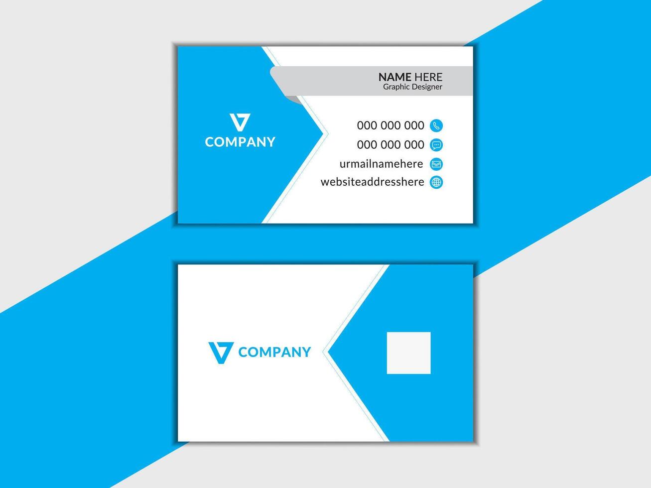 Business card, Editable card design, vect art design, yemplate design vector