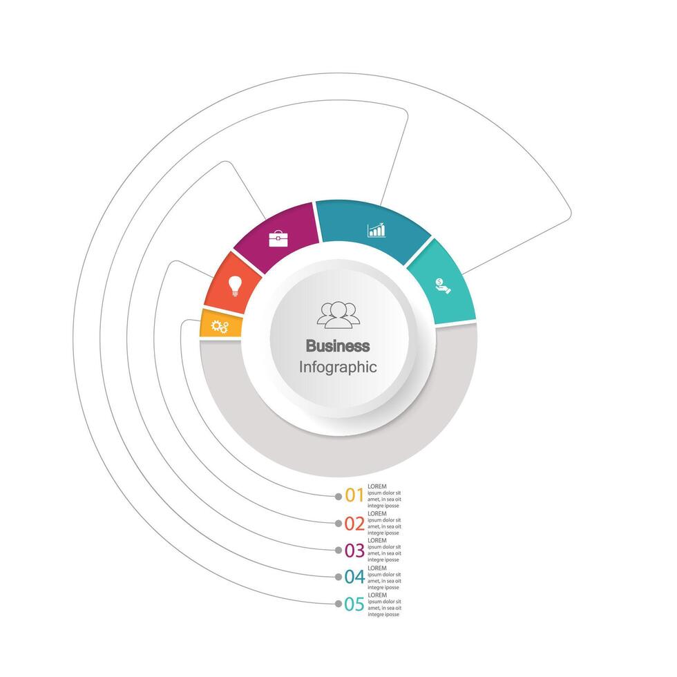 infographics, graphs. presentation. Business concept, parts, steps, processes. Infographic data visualization. Startup template vector