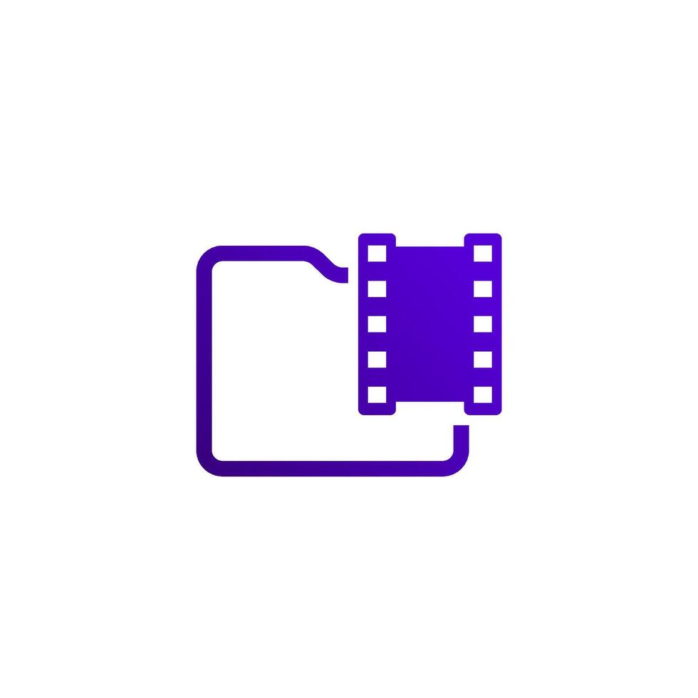 folder with icon, pictogram vector