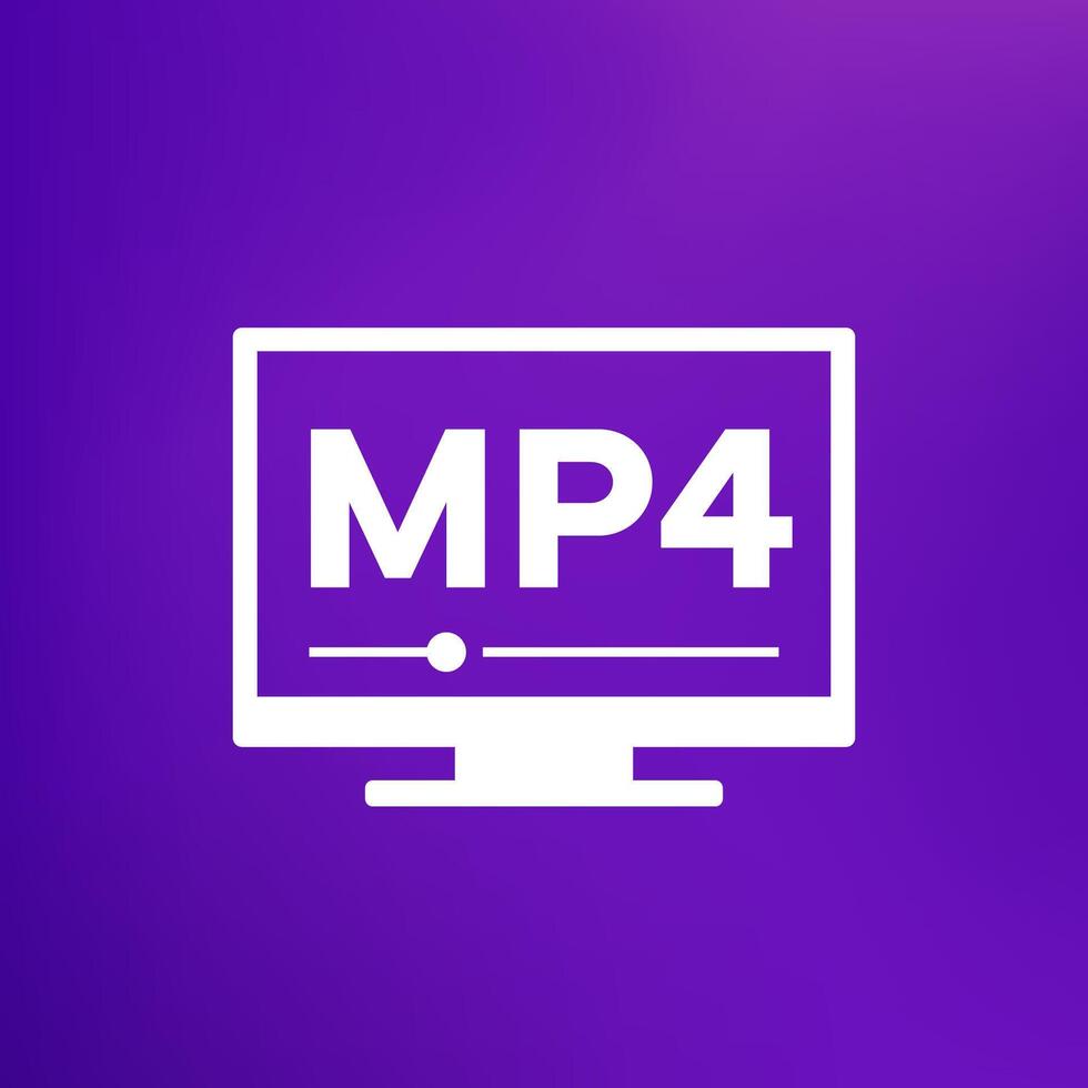 mp4 player icon vector