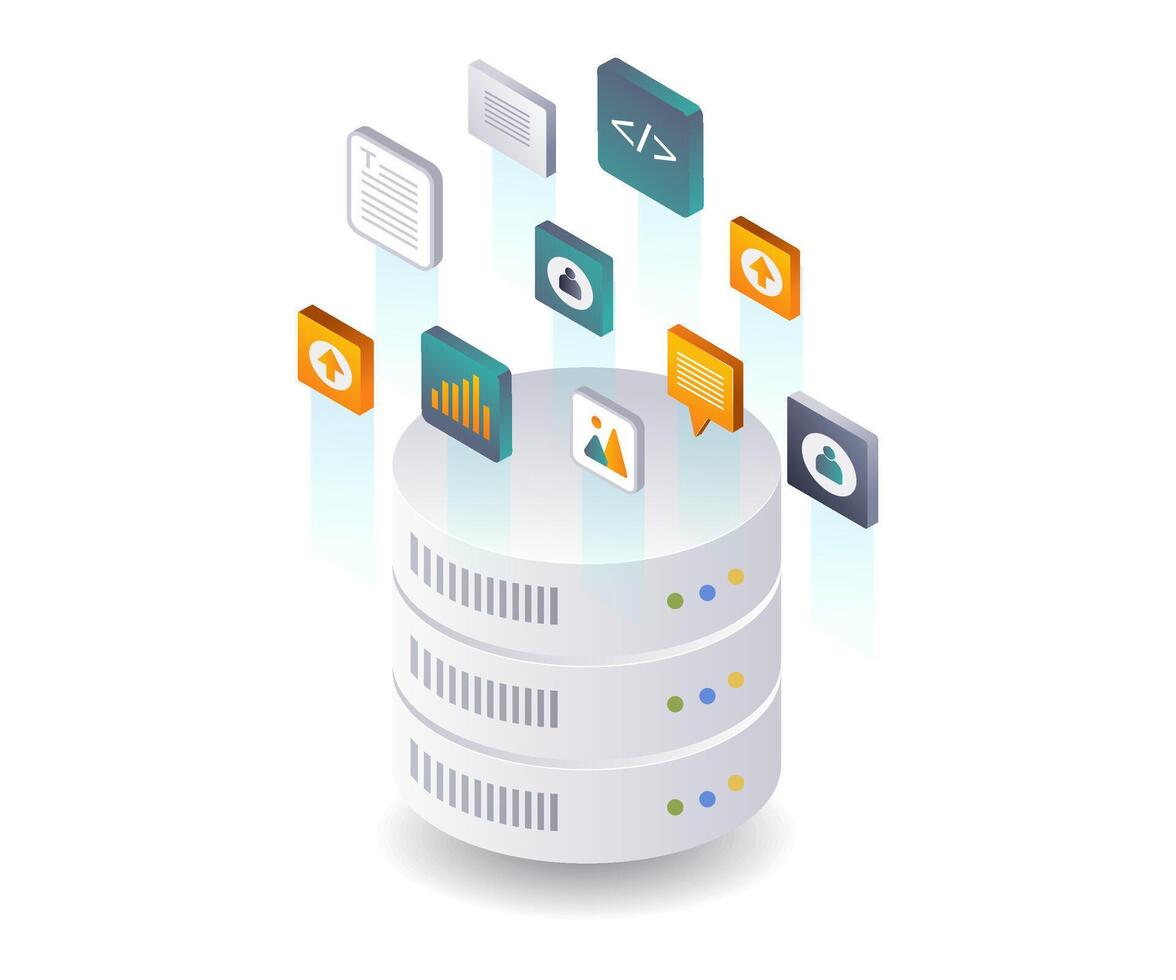 Optimizing Database Performance in Cloud Server Environments vector