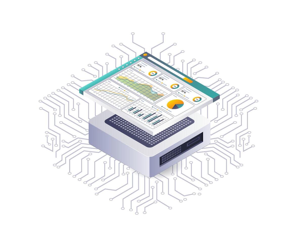 Analysis of Data Chip Networking Technology vector