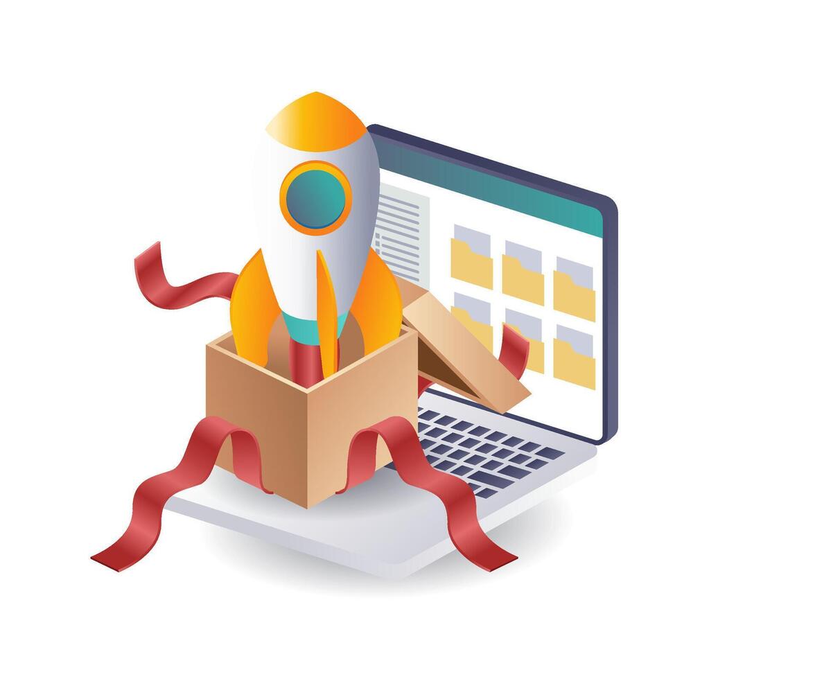Organizing Data Folders for Business Startups vector