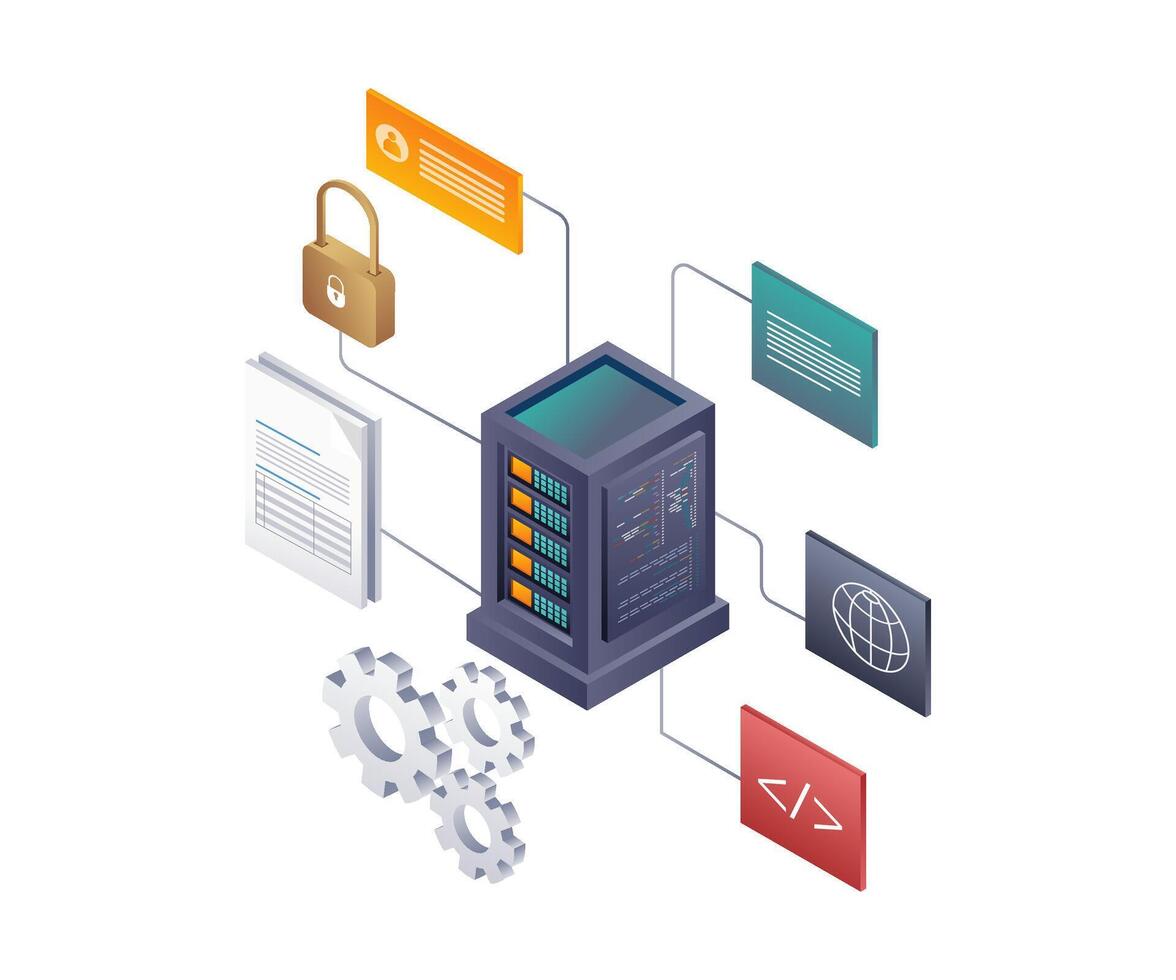Security and Evolution of Data Server Networks vector