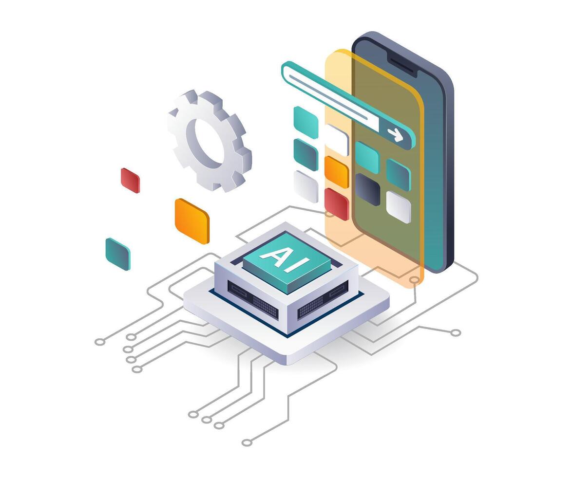 Building Smart Apps with Artificial Intelligence vector