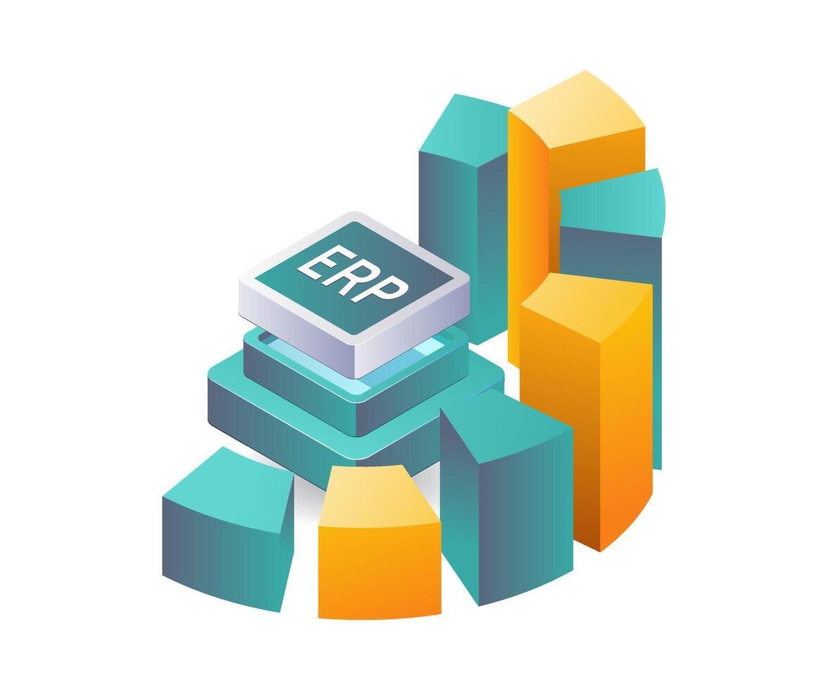 ERP application for business development 47546381 Vector Art at Vecteezy