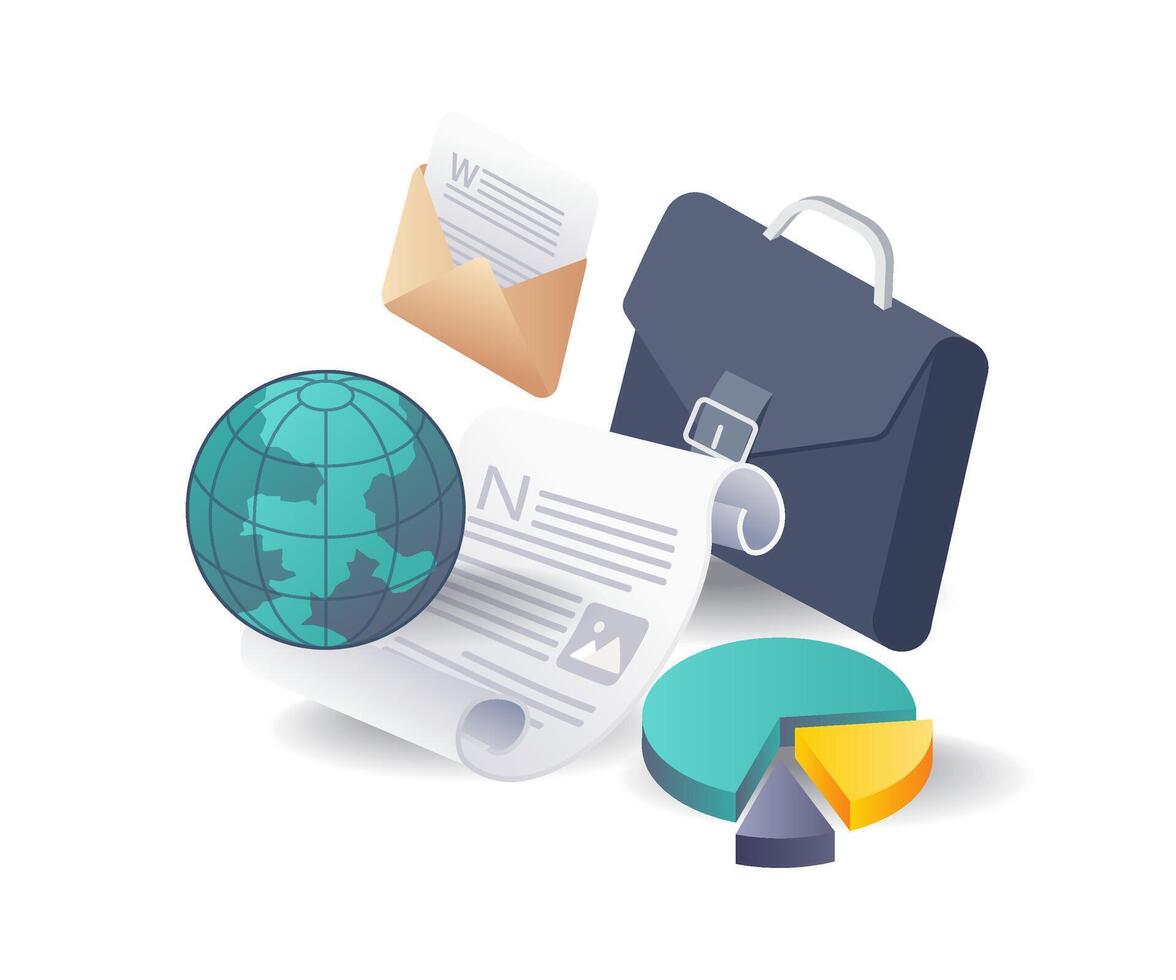 Practical Business Management Information vector