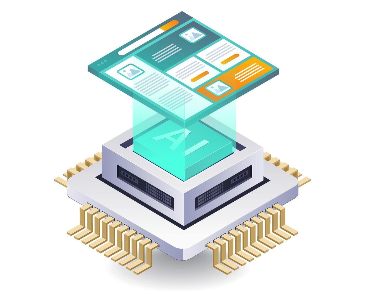 Creating Intelligent Web Apps with AI vector