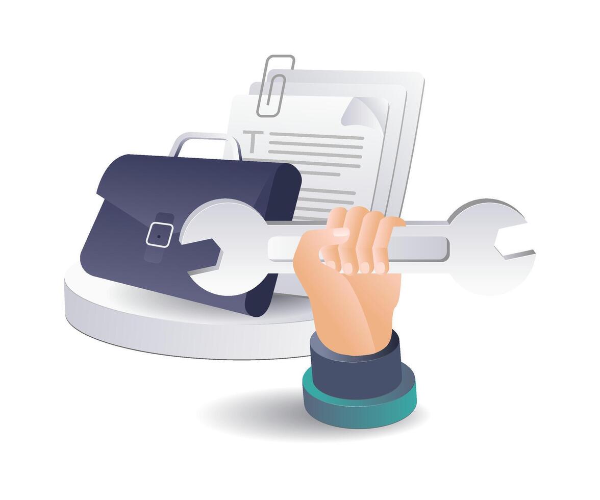 Improving Business Investment Development Plans vector