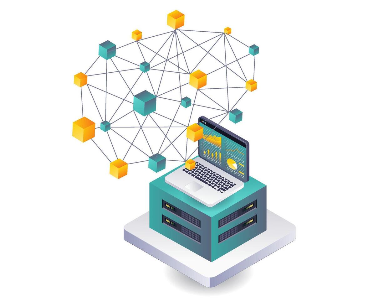Analyzing the growth of business networks vector